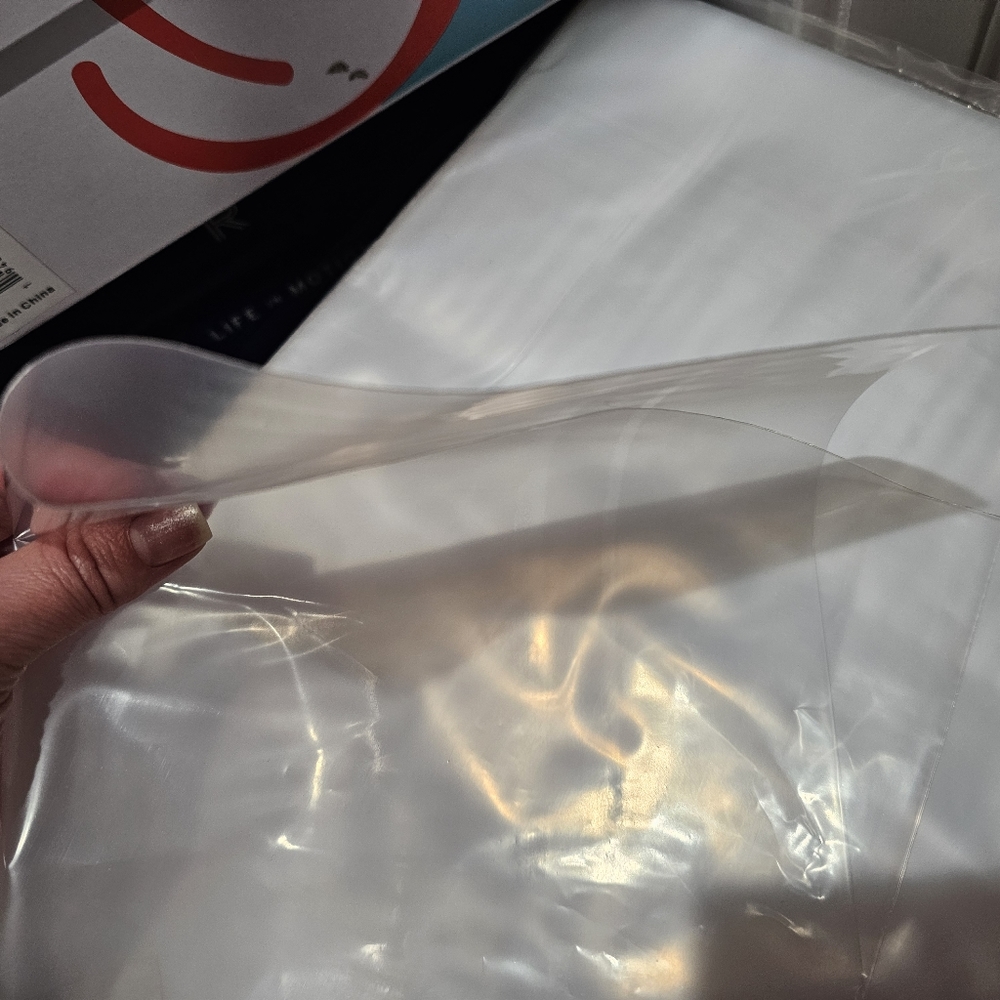 100 Count 10x14 poly bags 2mil Clear  Sturdy Packaging Flat Poly Plastic Bag - Picture 8 of 8